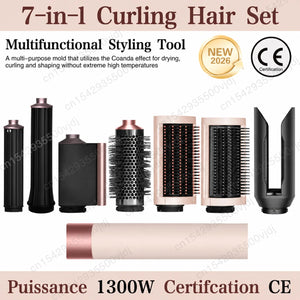 6-in-1 multifunctional hair styler with ionic hair dryer