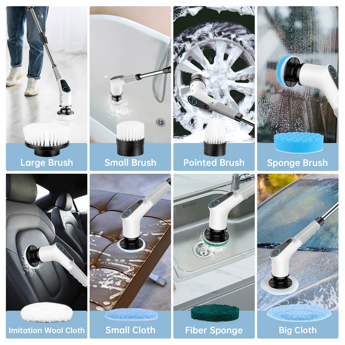 All-in-One Electric Spin Scrubber