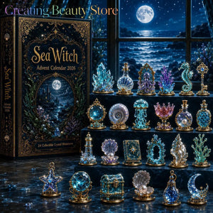 2026 magic animal crystal series Christmas advent calendar blind box