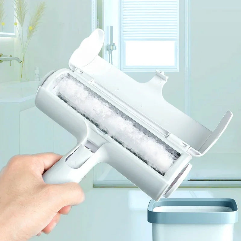 Reusable Pet Hair Remover Roller – Washable Lint Brush for Clothes & Furniture