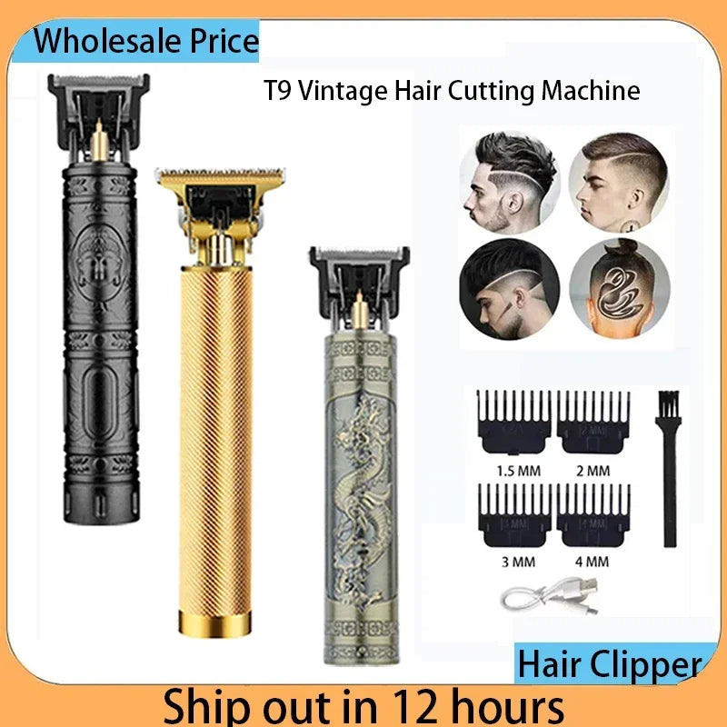 T9 Cordless Hair Clipper – USB Rechargeable